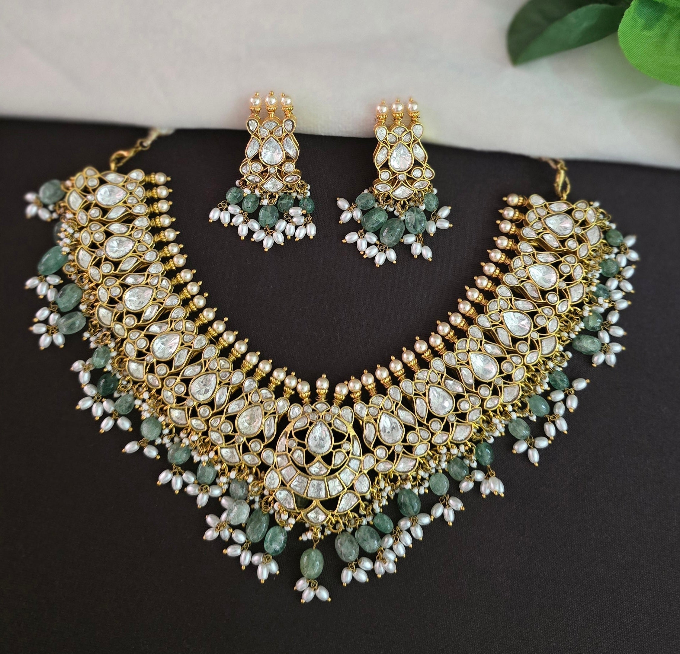 Moissanite Neckset -SV3144