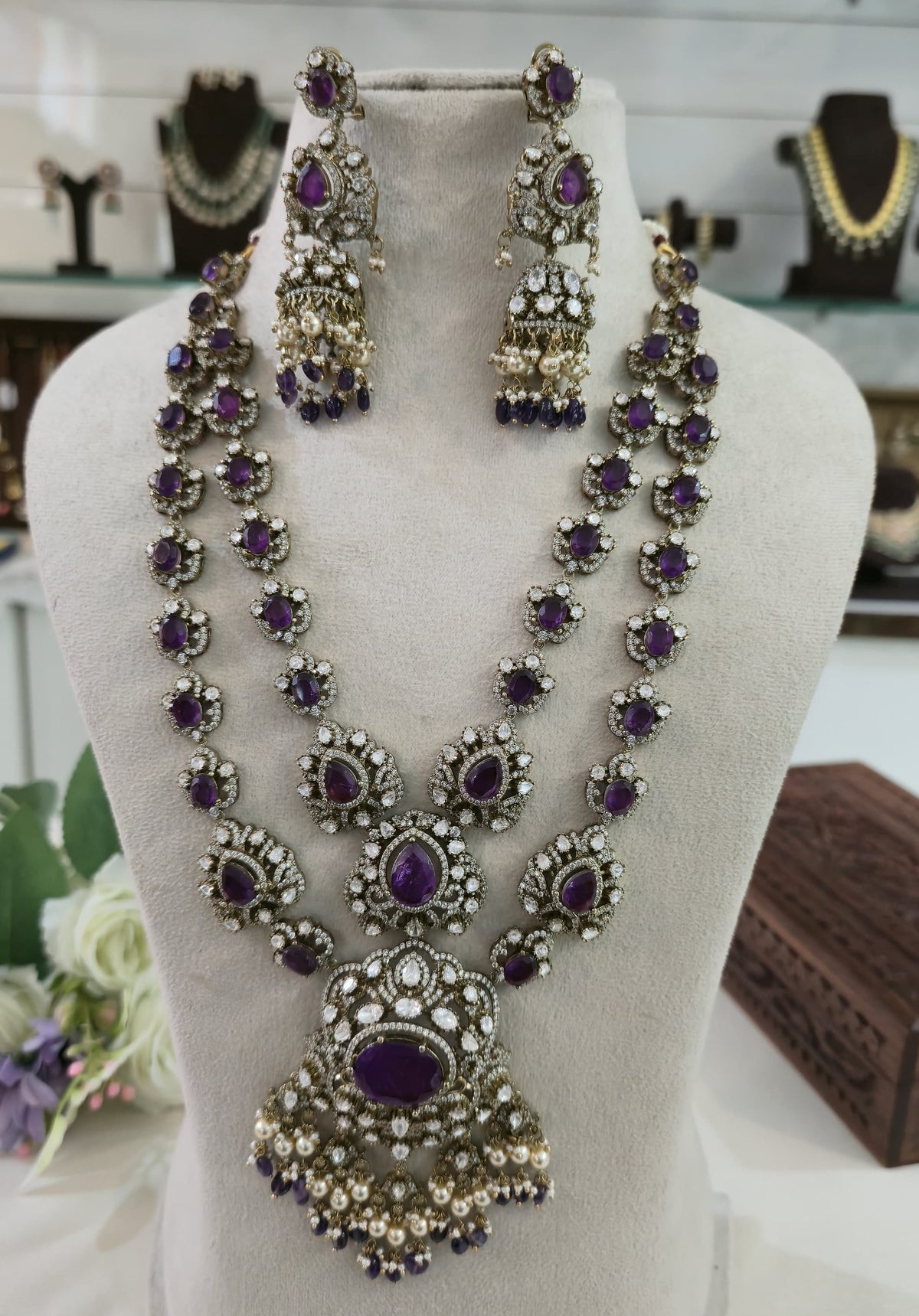 Royal Heritage Victorian Haram with Moissanite Stones - SV3147