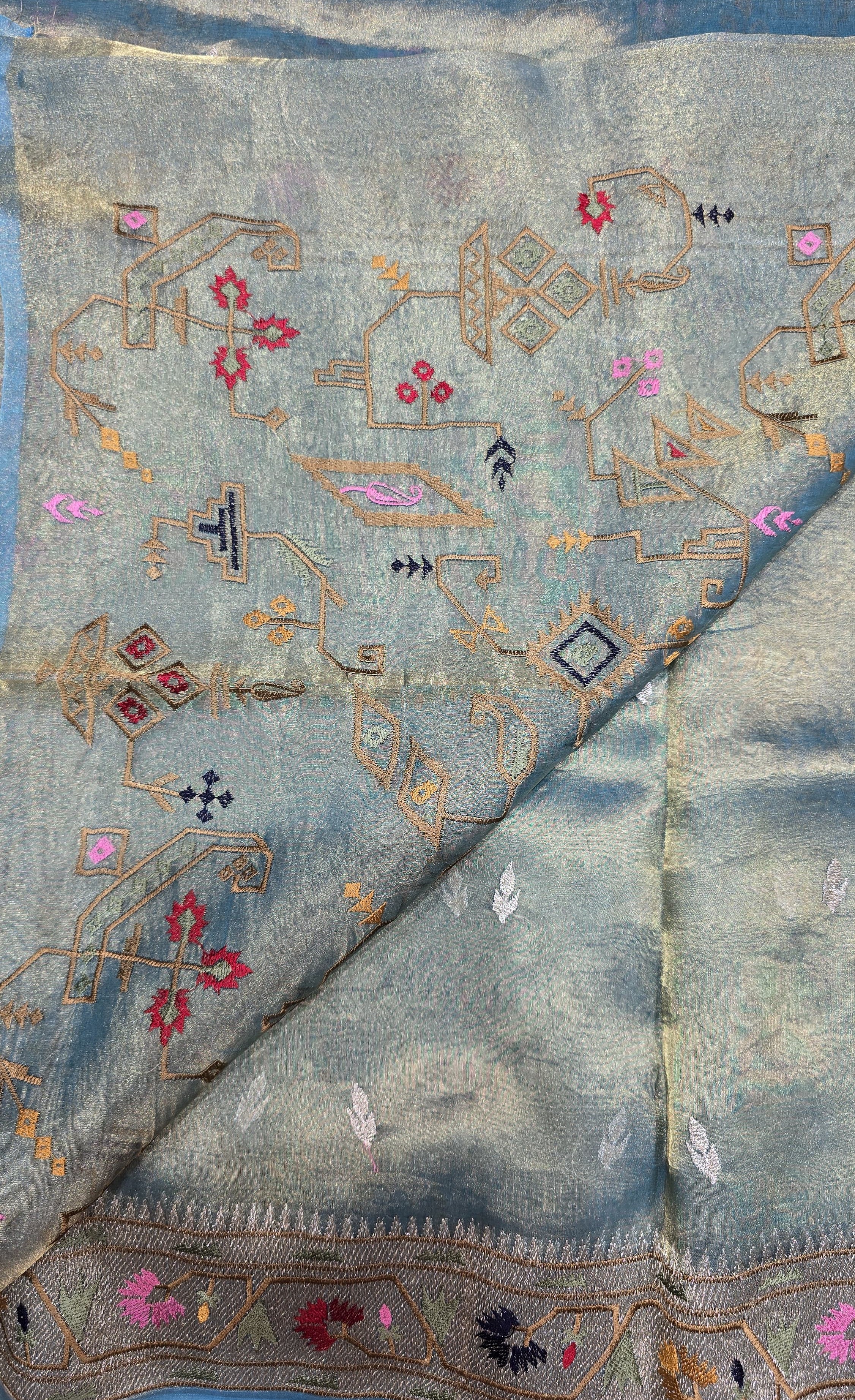 Pure Banarasi Tissue Saree - 7119