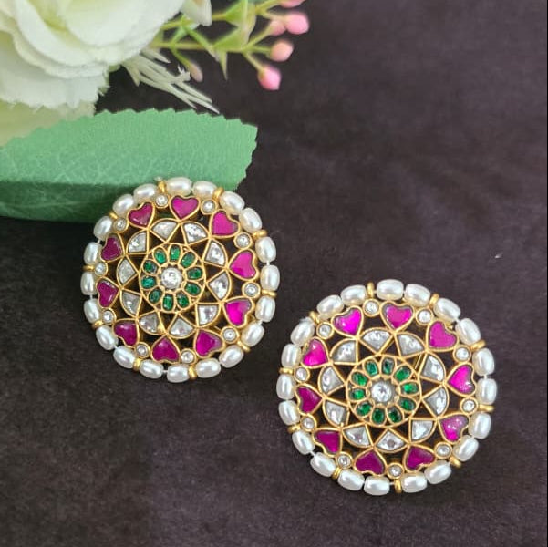 Jadu Kundan Earings - SV3190